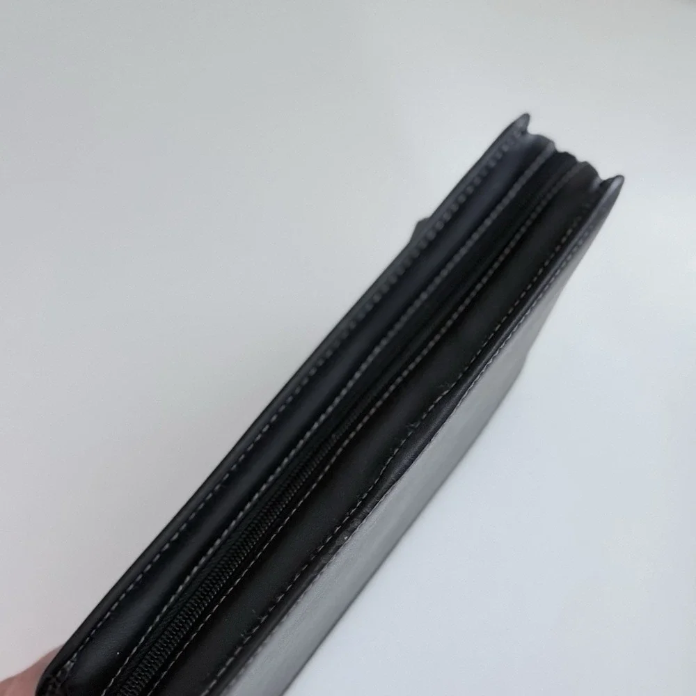Franklin Covey Zip Around Black Classic Planner 7 Ring 10.5